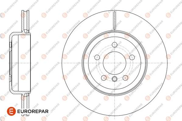 EUROREPAR 1676010080 - Bremžu diski www.autospares.lv