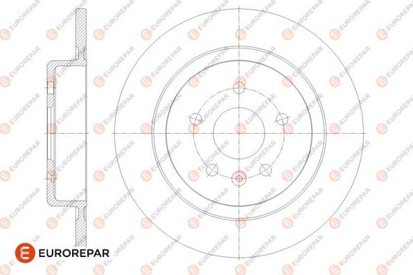 EUROREPAR 1676010880 - Bremžu diski www.autospares.lv