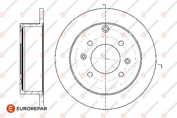 EUROREPAR 1676010380 - Bremžu diski www.autospares.lv