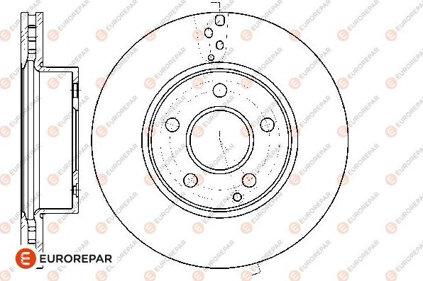 EUROREPAR 1676011380 - Bremžu diski www.autospares.lv