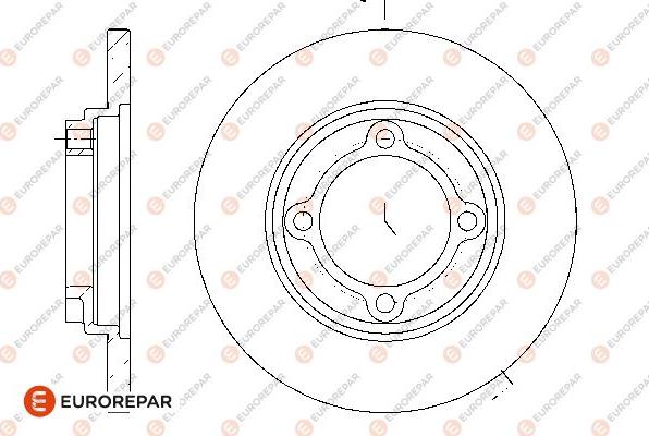 EUROREPAR 1676013580 - Bremžu diski www.autospares.lv