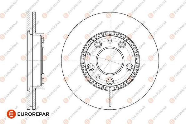 EUROREPAR 1676013680 - Bremžu diski www.autospares.lv