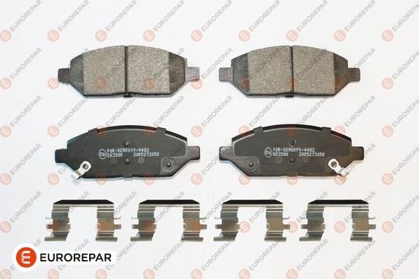 EUROREPAR 1673899080 - Тормозные колодки, дисковые, комплект www.autospares.lv