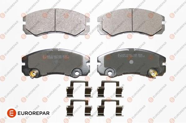 EUROREPAR 1673898580 - Bremžu uzliku kompl., Disku bremzes www.autospares.lv