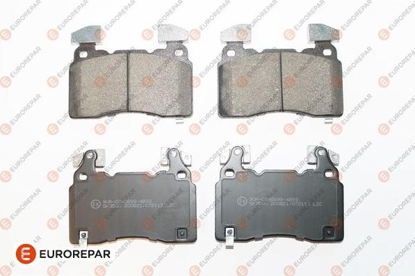 EUROREPAR 1673898780 - Bremžu uzliku kompl., Disku bremzes www.autospares.lv