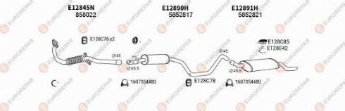 EUROREPAR 101230 - Izplūdes gāzu sistēma www.autospares.lv