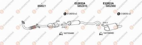 EUROREPAR 103152 - Izplūdes gāzu sistēma www.autospares.lv