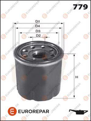 EUROREPAR E149168 - Oil Filter www.autospares.lv