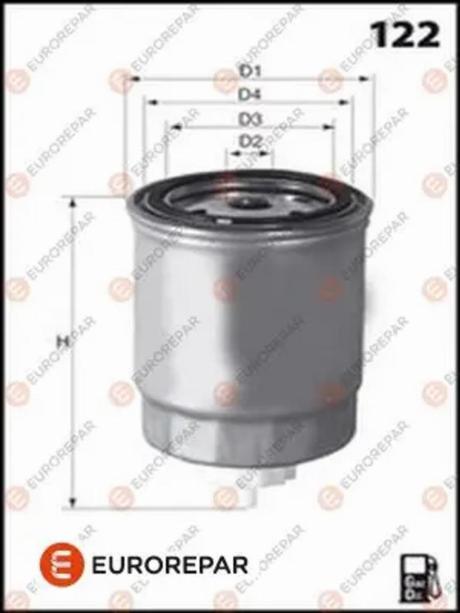 EUROREPAR E148086 - Fuel filter www.autospares.lv