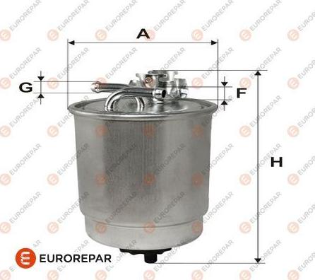 EUROREPAR E148105 - Fuel filter www.autospares.lv