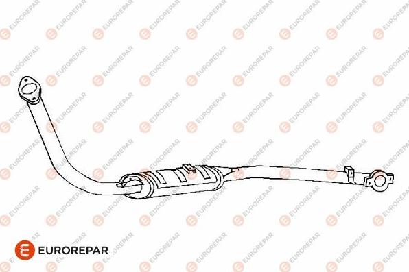 EUROREPAR E12893L - Предглушитель выхлопных газов www.autospares.lv