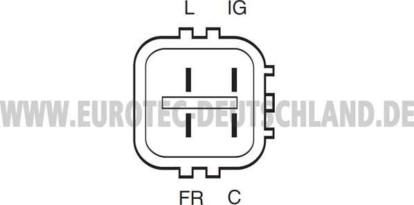 Eurotec 12060850 - Alternator www.autospares.lv