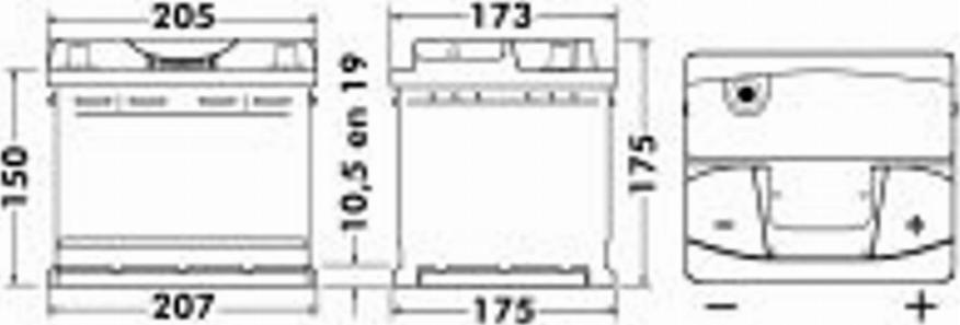 Exide 445 00 - Starter Battery www.autospares.lv