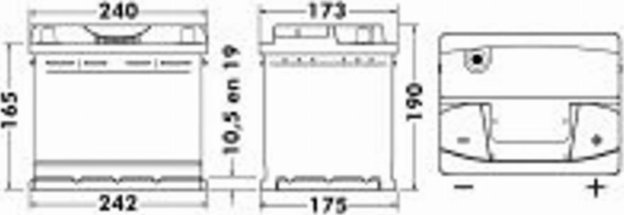 Exide 464 00 - Starter Battery www.autospares.lv