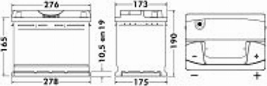 Exide 476 00 - Startera akumulatoru baterija www.autospares.lv