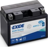 Exide AGM12-11 - Startera akumulatoru baterija www.autospares.lv