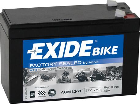 Exide AGM12-7F - Startera akumulatoru baterija www.autospares.lv