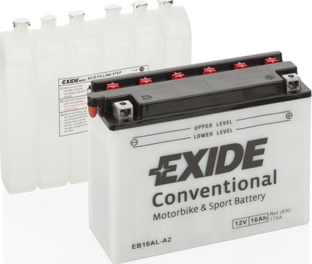 Exide EB16AL-A2 - Startera akumulatoru baterija www.autospares.lv