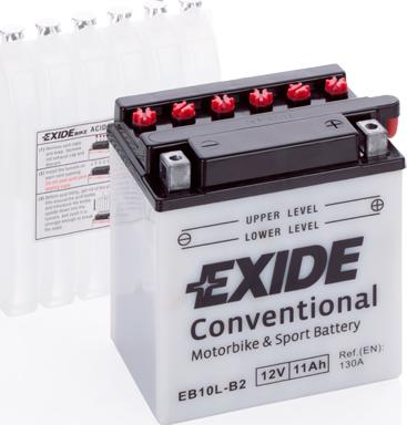 Exide EB10L-B2 - Startera akumulatoru baterija www.autospares.lv