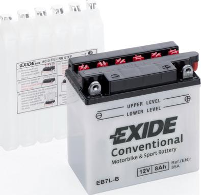 Exide EB7L-B - Startera akumulatoru baterija www.autospares.lv