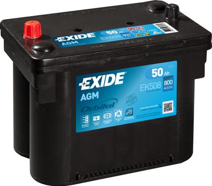 Exide EK508 - Startera akumulatoru baterija www.autospares.lv