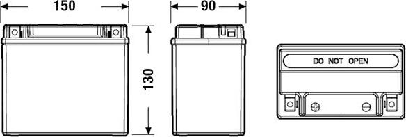 Exide EK111 - Startera akumulatoru baterija www.autospares.lv