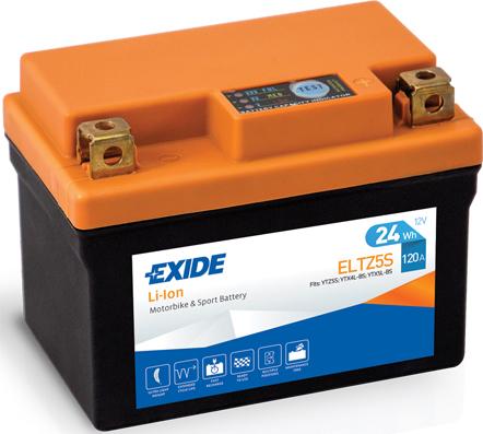 Exide ELTZ5S - Startera akumulatoru baterija www.autospares.lv