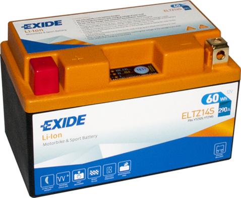 Exide ELTZ14S - Startera akumulatoru baterija www.autospares.lv