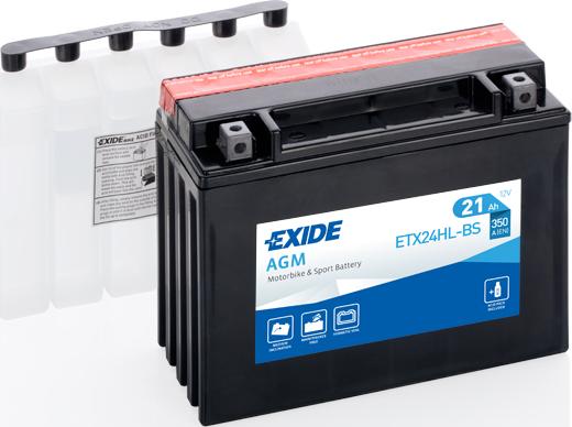 Exide ETX24HL-BS - Startera akumulatoru baterija www.autospares.lv