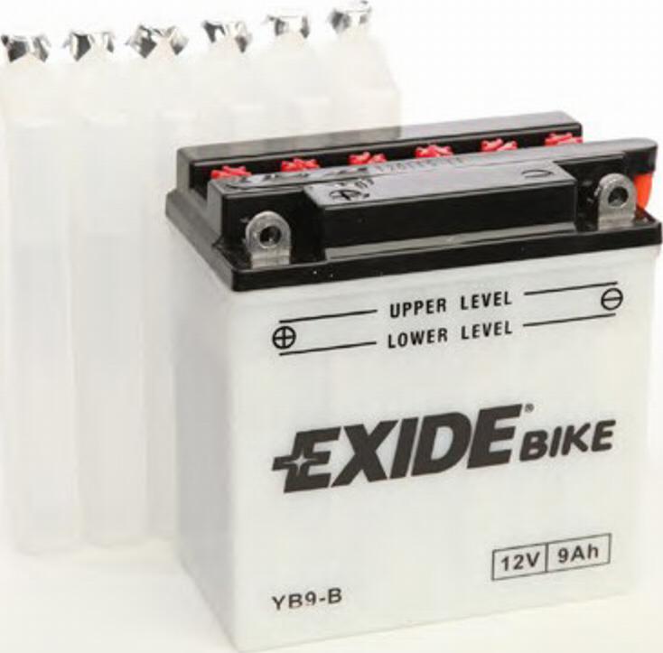 Exide YB9-B - Startera akumulatoru baterija www.autospares.lv