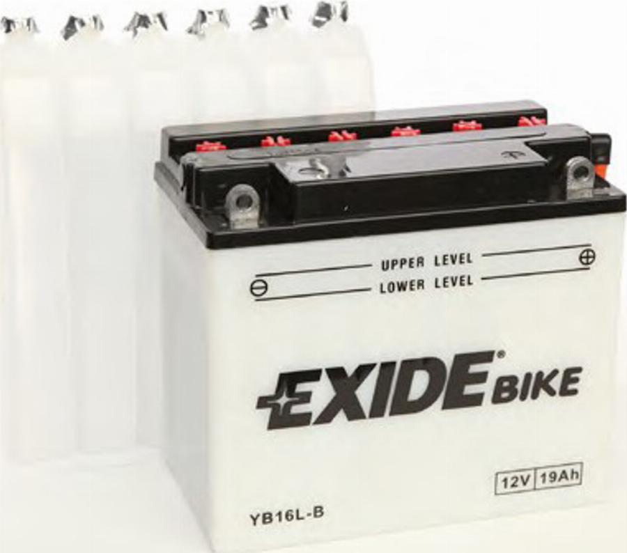 Exide YB16LB - Startera akumulatoru baterija www.autospares.lv