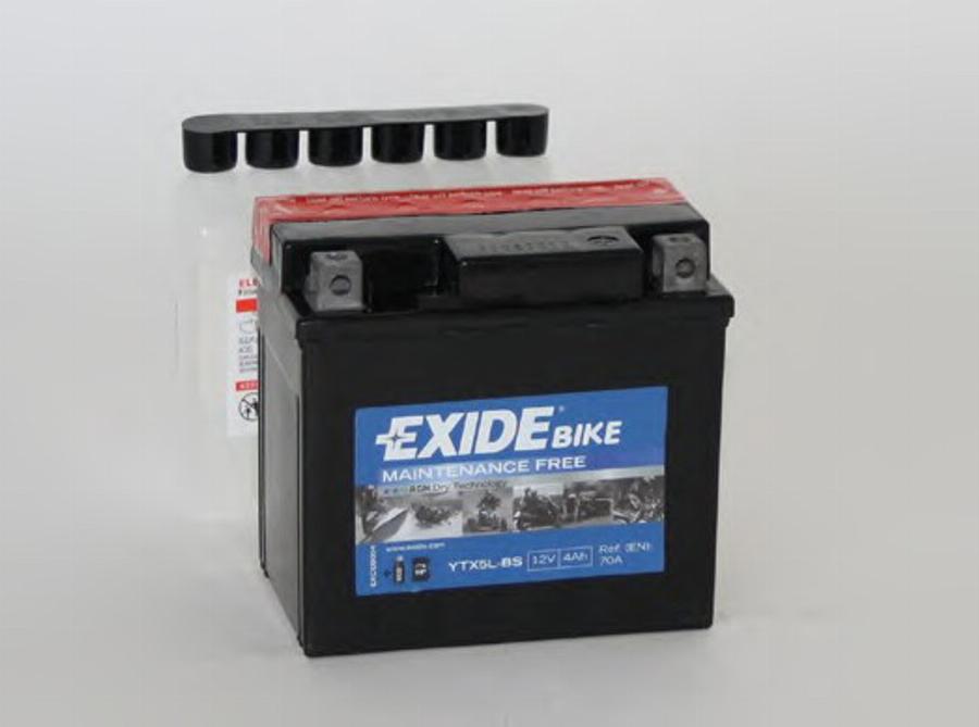 Exide YTX5L-BS - Startera akumulatoru baterija www.autospares.lv