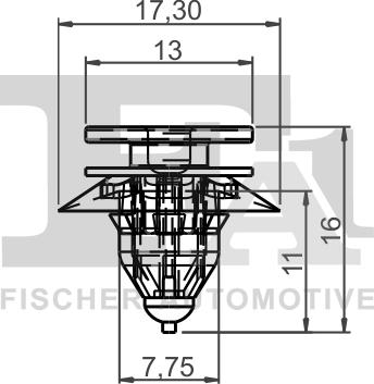 FA1 55-40013.5 - Moldings / aizsarguzlika www.autospares.lv