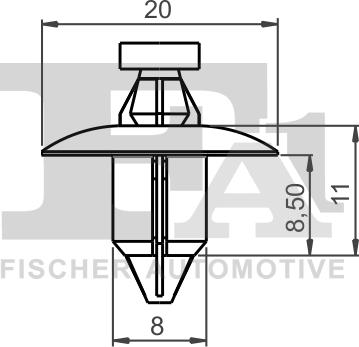 FA1 55-30001.10 - Moldings / aizsarguzlika www.autospares.lv