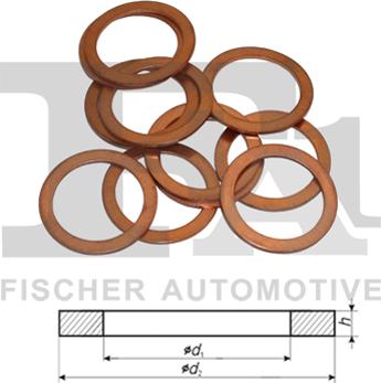 FA1 846.760.100 - Seal Ring, oil drain plug www.autospares.lv