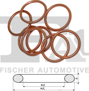 FA1 253.550.100 - Seal Ring, oil drain plug www.autospares.lv