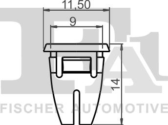 FA1 14-60002.5 - Moldings / aizsarguzlika www.autospares.lv