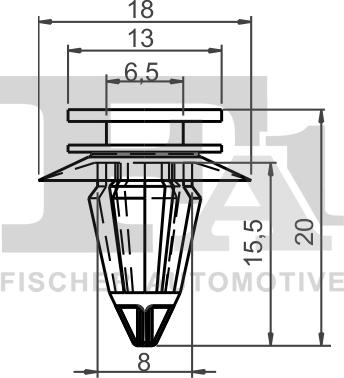 FA1 10-40023.10 - Moldings / aizsarguzlika www.autospares.lv