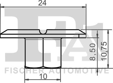 FA1 10-10006.25 - Moldings / aizsarguzlika www.autospares.lv