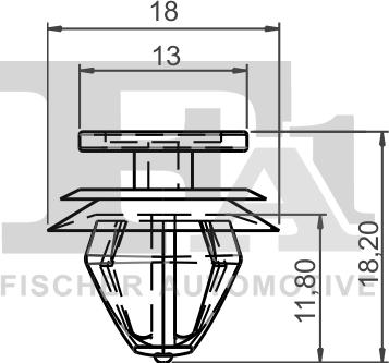 FA1 11-40045.5 - Moldings / aizsarguzlika www.autospares.lv