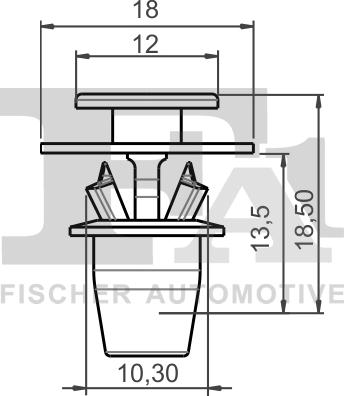 FA1 11-40041.25 - Moldings / aizsarguzlika www.autospares.lv