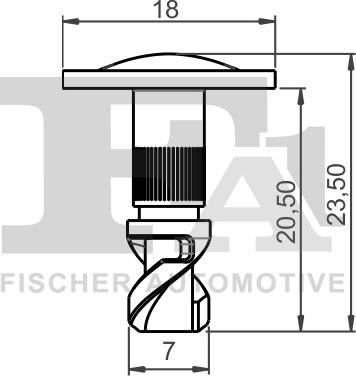 FA1 11-40088.25 - Motora / Apakšdaļas aizsargs www.autospares.lv