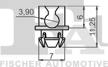 FA1 11-40118.25 - Moldings / aizsarguzlika www.autospares.lv