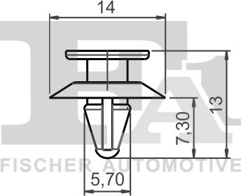 FA1 13-40007.5 - Moldings / aizsarguzlika www.autospares.lv