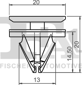 FA1 13-40026.25 - Moldings / aizsarguzlika www.autospares.lv