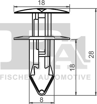 FA1 12-20004.5 - Moldings / aizsarguzlika www.autospares.lv