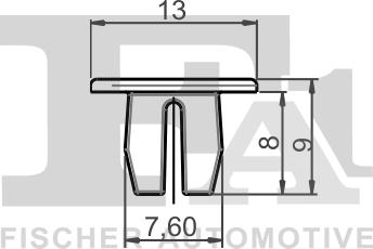 FA1 33-60003.10 - Clip, trim / protective strip www.autospares.lv