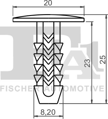 FA1 33-10016.10 - Moldings / aizsarguzlika www.autospares.lv