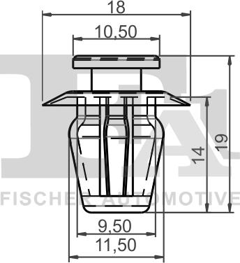 FA1 21-40025.10 - Moldings / aizsarguzlika www.autospares.lv