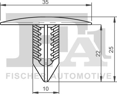 FA1 22-10004.25 - Moldings / aizsarguzlika www.autospares.lv